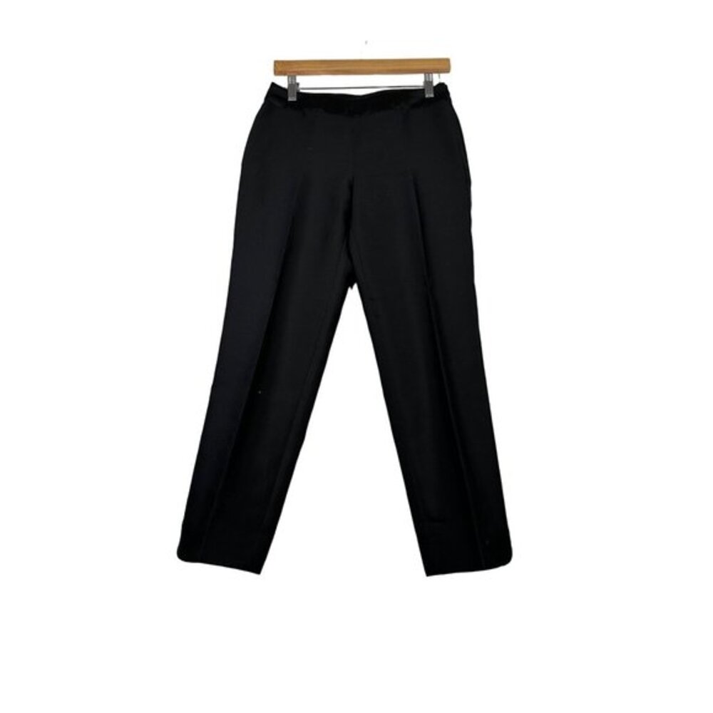Talbots Silk Blend‎ Cropped Pants sz 2P Black